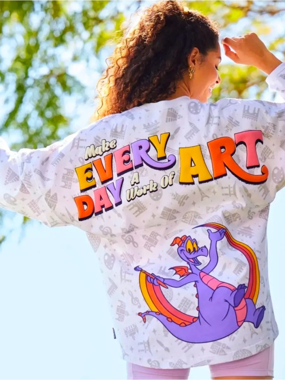 Disney Epcot Festival of the Arts Spirit Jersey featuring Figment - Picture 2 of 5